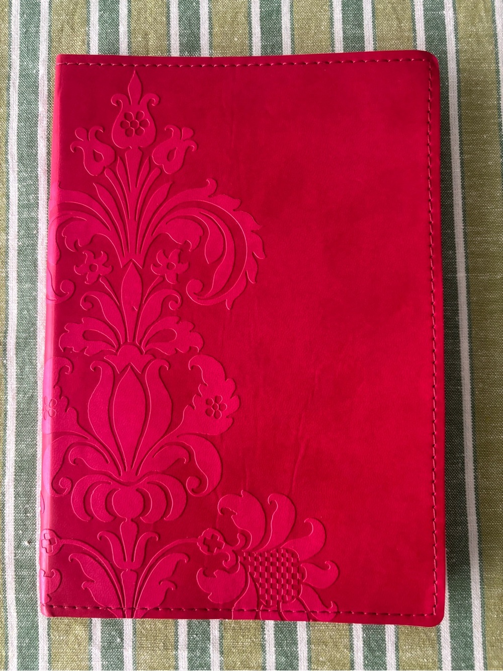 Gibson Pink Floral Embossed Notebook